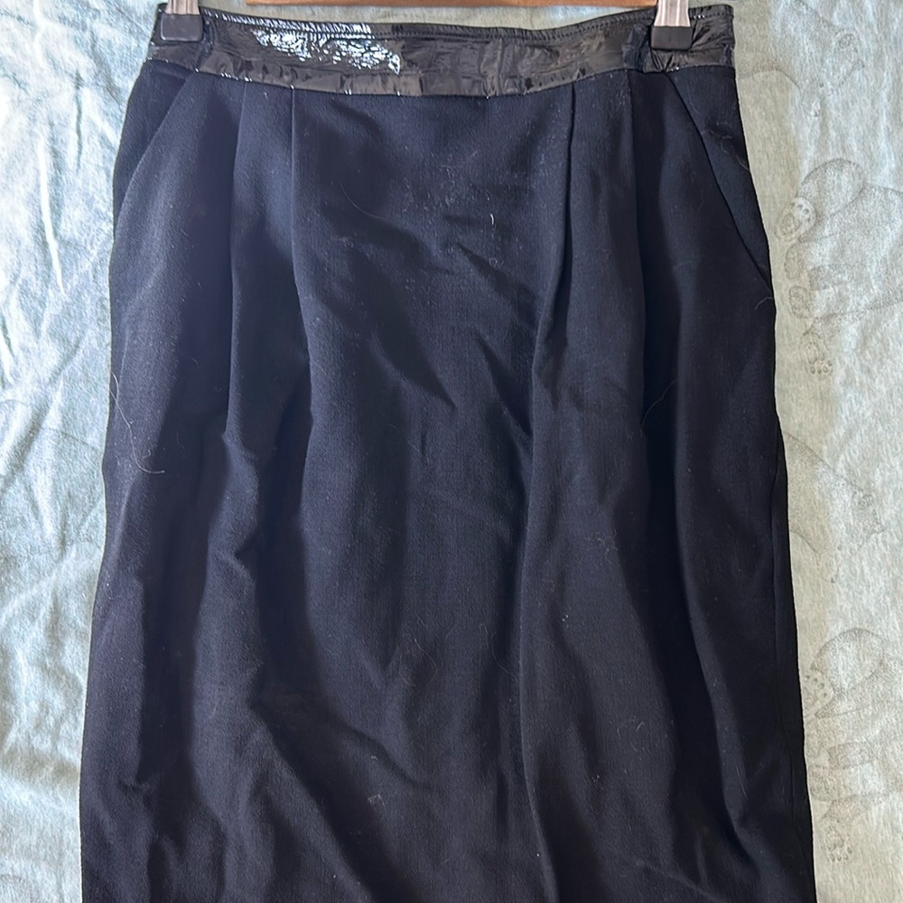 Dolce & Gabbana Black Pencil Skirt
